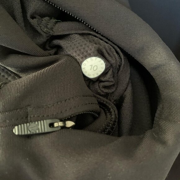 Lululemon black full-zip jacket in size 10 - Picture 6 of 7
